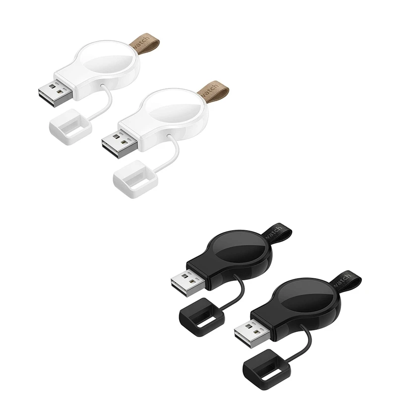 

2 Pack For Apple Watch Wireless Charger,For Iwatch Portable USB Magnetic Charger,For Apple Watch SE/6/5/4/3/2/1