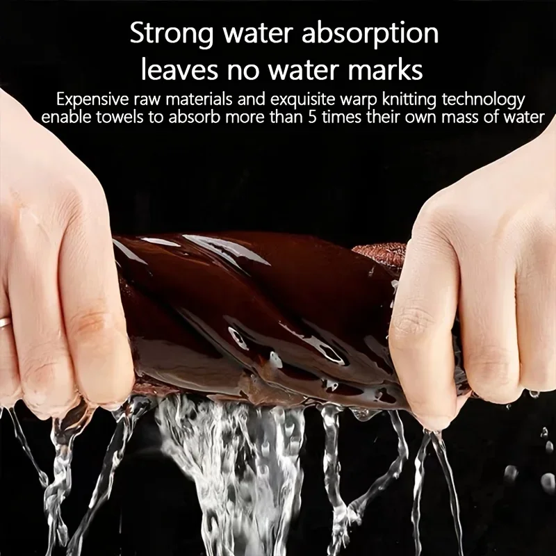 Полотенце из микрофибры для мытья автомобиля замшевое двустороннее впитывающее