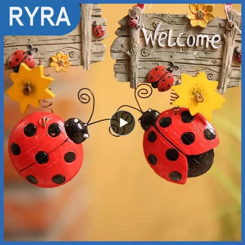

Ladybug Welcome Brand High-quality Ligneous Pendant For Homes And Cafes Beetle Pendant Home Accessories Home Decoration Pendant