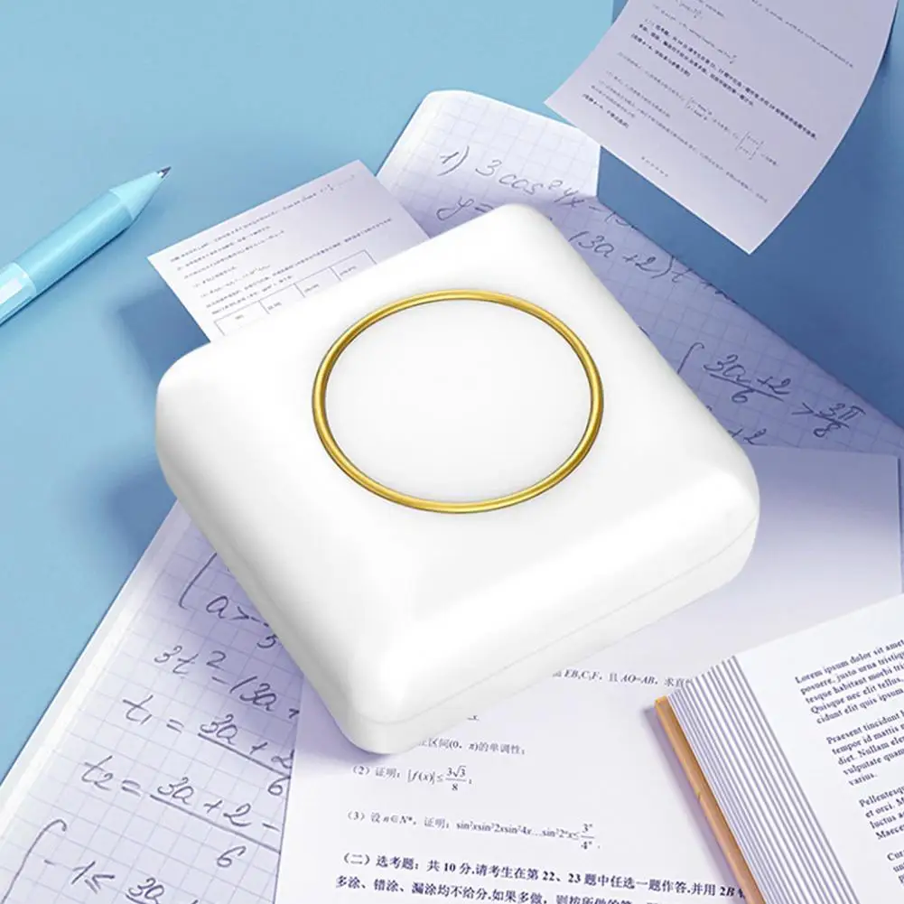 

Практичный карманный мини-термопринтер 200DPI, карманный термопринтер, Перезаряжаемый для журналов