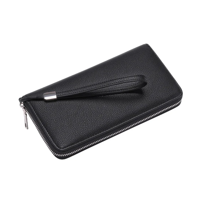 Rfid Leather Wallet for Women Free Initial Name Card Holder Storage Bag Fashion Men's Handbag Coin Purse Cards Organizer Leisure