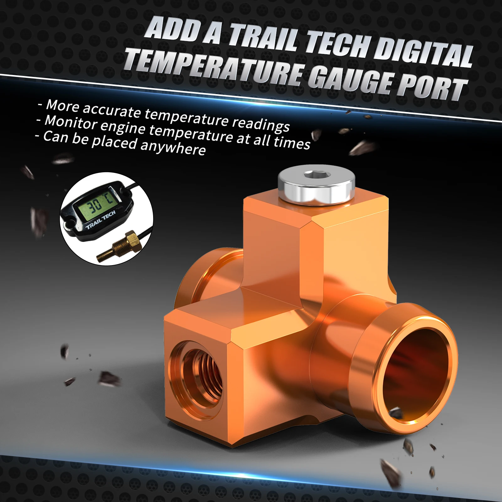 Адаптер датчика температуры для KTM EXC 300 2024 NICECNC XCW 250 XC SX 2023-2024 EXC250 XCW300 SX300 SX250