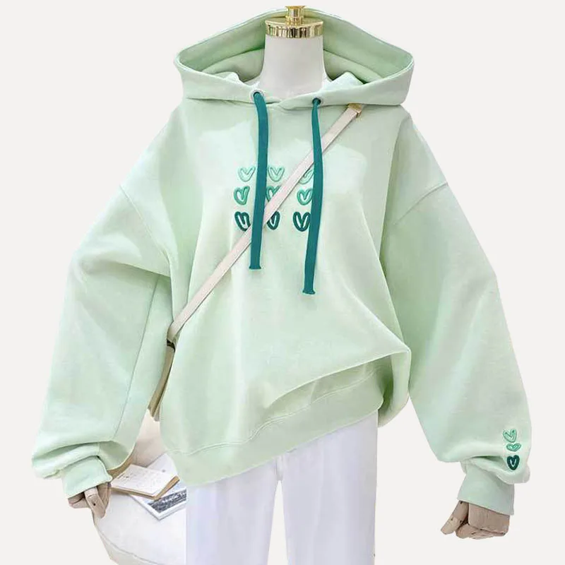 

Kids Clothes Girls Hoodies Autumn Long Sleeve Loose Casual Children Hooded Sports Tops 12 13 14 Years Teenager Girl Sweatshirts
