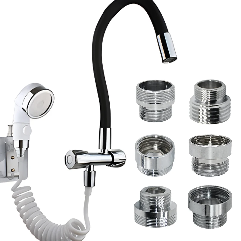 

Соединитель для водопроводного крана 1/2 до M16/18/20/22/24/28, фитинги с резьбой, аксессуары для домашнего крана, освещения и сада