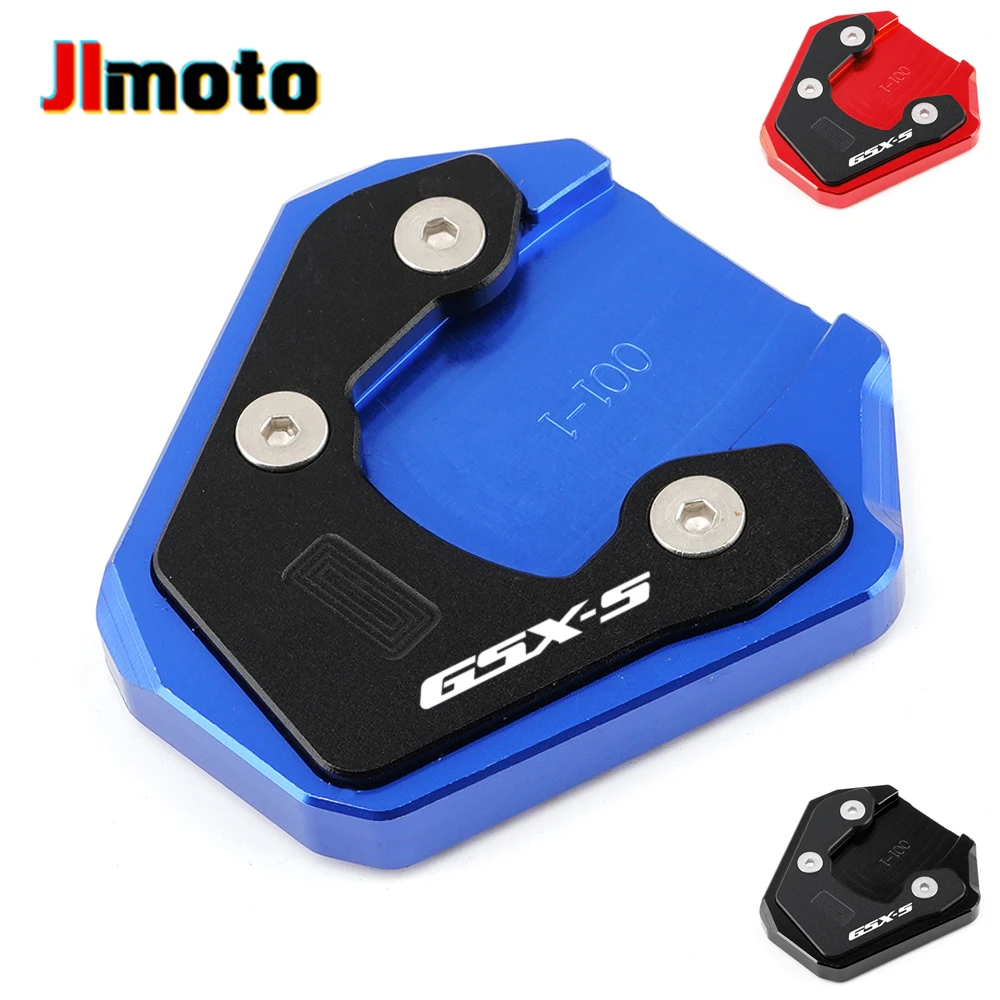 

Logo GSX-S New For SUZUKI GSX-S750 GSX-S1000/F GSX-S1000F GSXS 750 1000 Kickstand Side Stand Extension Enlarge Pad Support Plate