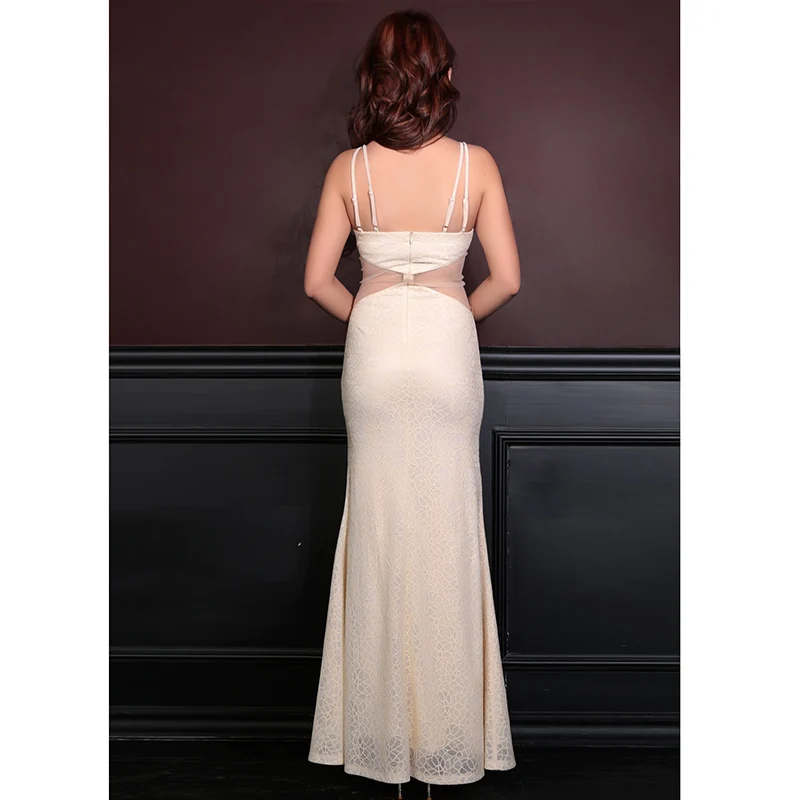 Модель Sexydresscar элегантное вечернее длинное платье для похудения с разрезом