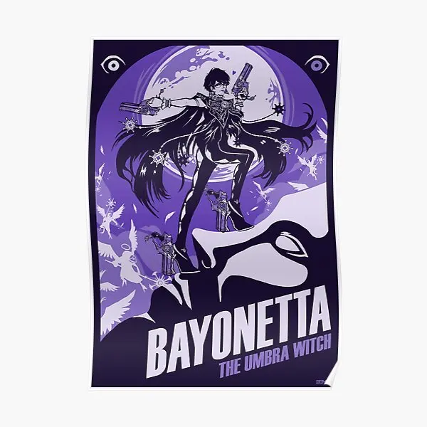 

Плакат Bayonetta, картина, настенное украшение, забавное искусство для дома, винтажный принт, декор для комнаты, Современная Настенная роспись, б...
