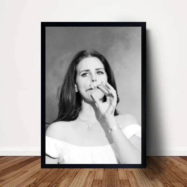 Популярный музыкальный альбом постер Laney Del Rey холст с принтом без рамы