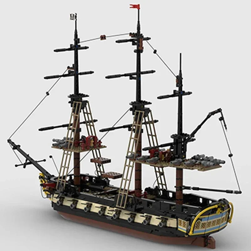 MOC Кирпичики Фрегат Приватер 1901 шт.