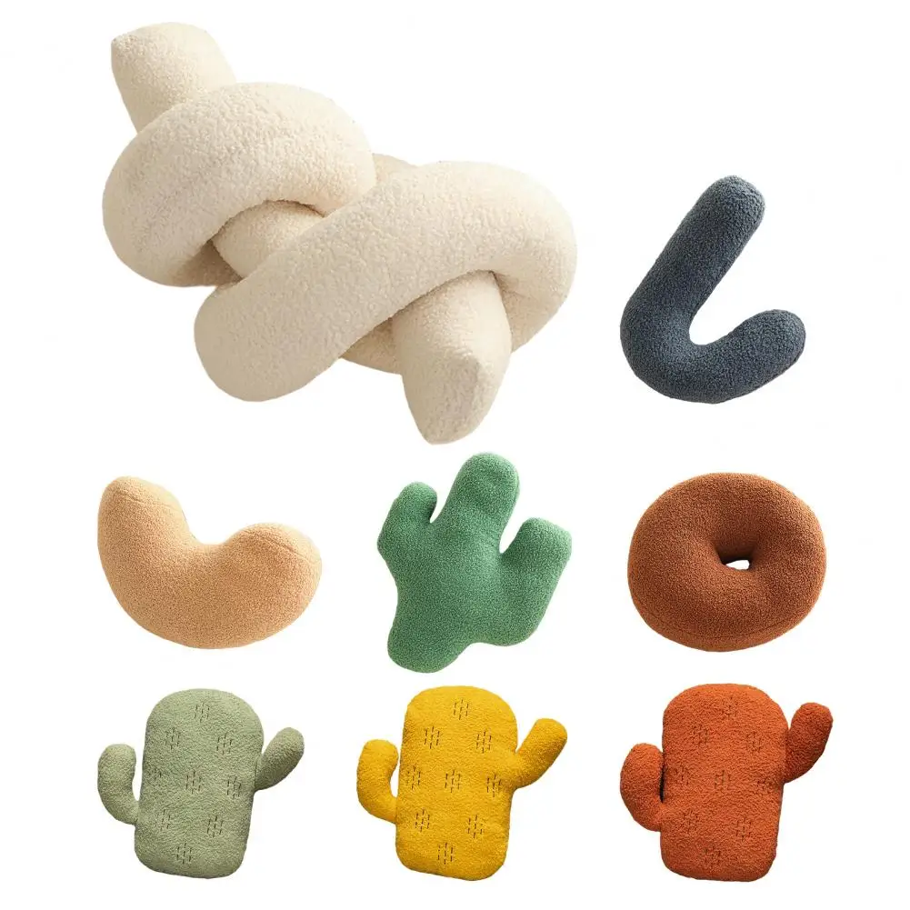 

Длинная Подушка в полоску, изысканные плюшевые подушки, мягкая подушка для стула, декоративная подушка для спальни