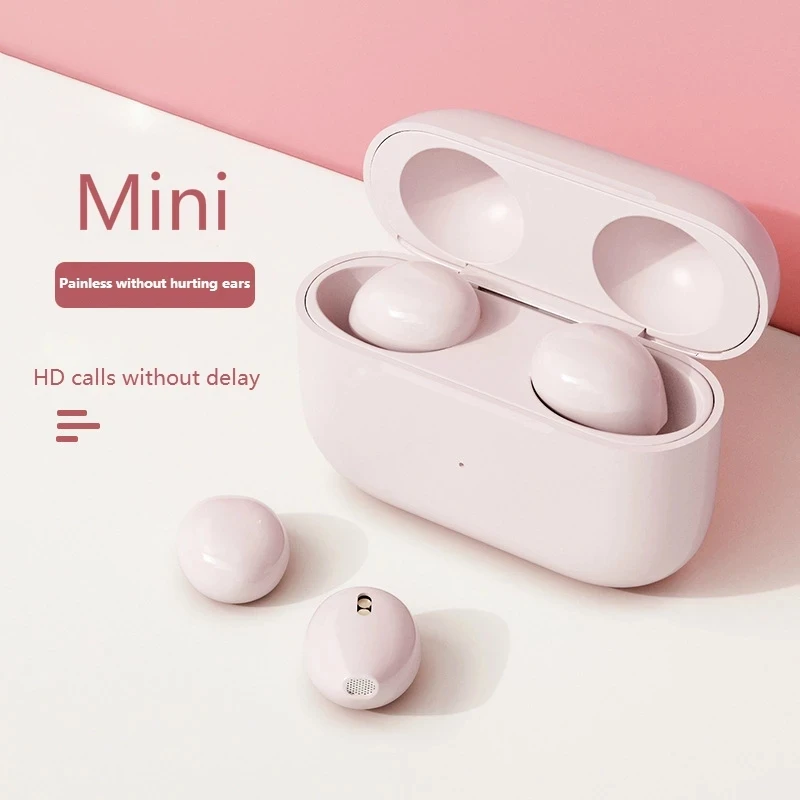 

Mini Invisible Bluetooth Earphone TWS In Ear Wireless Earbuds Waterproof Sports Stereo Headset Touch Control with Charging Case