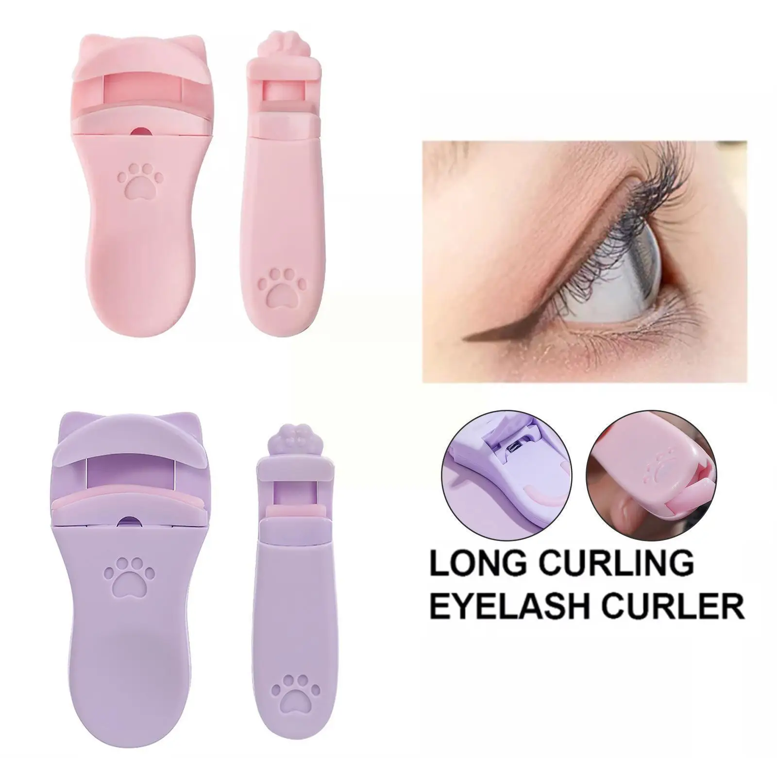 

Набор бигуди для ресниц Sdotter, Набор бигуди для частичных ресниц, сегментированные бигуди для завивки глаз, макияж глаз, большой мини-набор бигуди для ресниц, долговечный, маленький, длинный