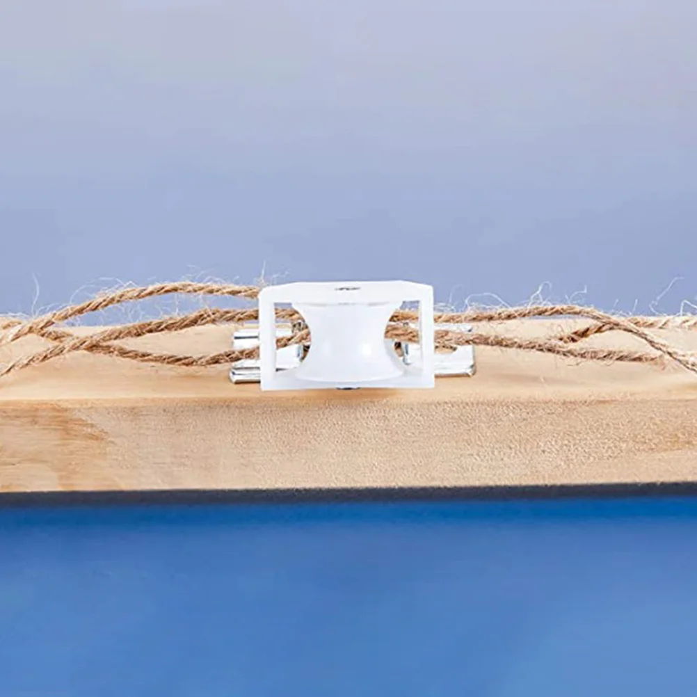 8 шт. аксессуары для римских жалюзи шкив бамбуковый роликовый замок легкие