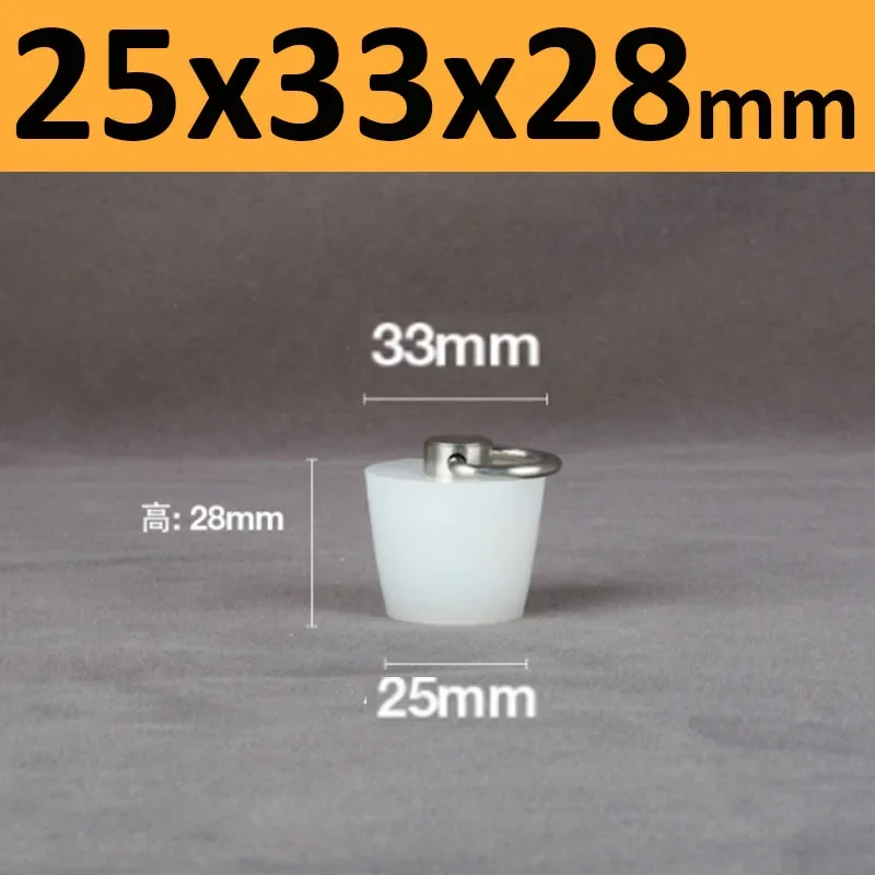 

Силиконовые конические пробки с кольцом D