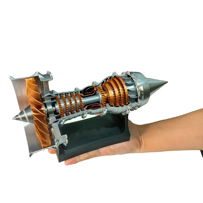 Мини-модель с двигателем Turbofan авиационная модель научный эксперимент самолета 3D