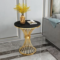 luxury marble coffee table home living room side small apartment round coffee table table nordic creative sofa side table modern