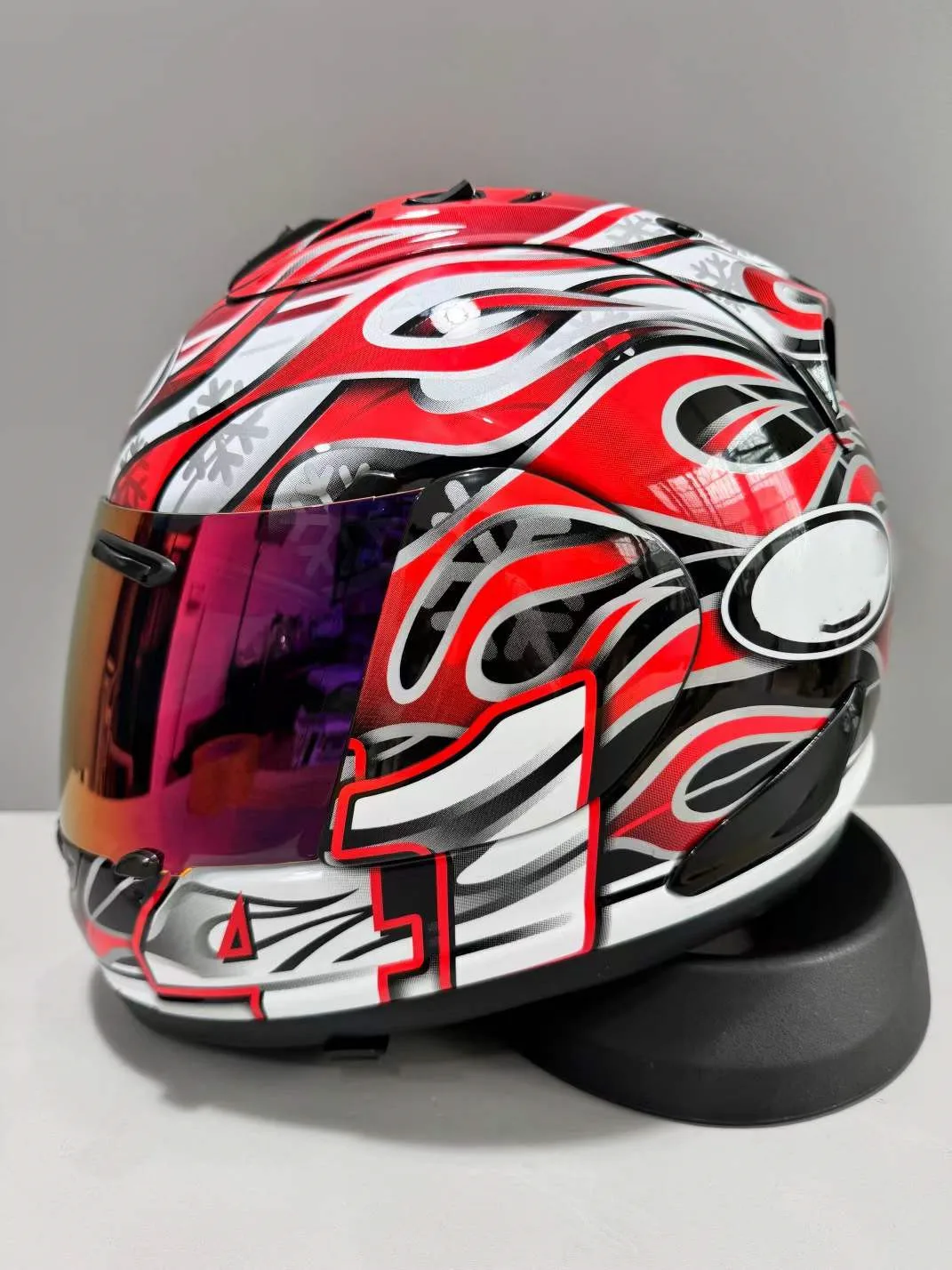 Фото RX-7X Haga GP Мотоциклетный шлем RX7X Полнолицевой шлем RX-7X Corsair-X RX-7V Размер Casco M-XXL Япония №1