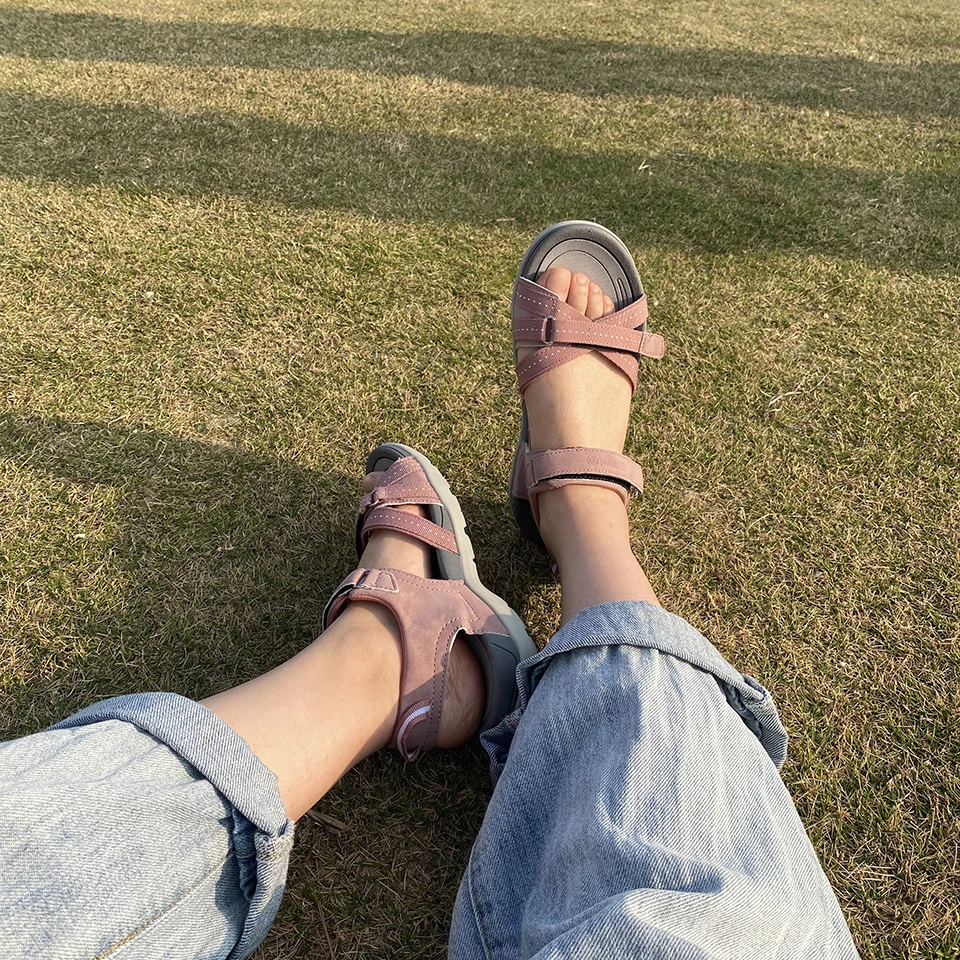 GRITION Womens Sandals Outdoor Trekking Beach Quick Drying Girls Summer Shoes Breathable Light Weight Designer Fashion Size 40