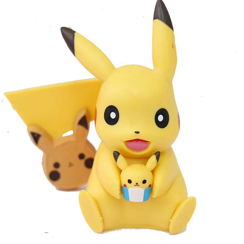 Покемон Пикачу украшение для торта большая Милая стильная Кукла мультфильм