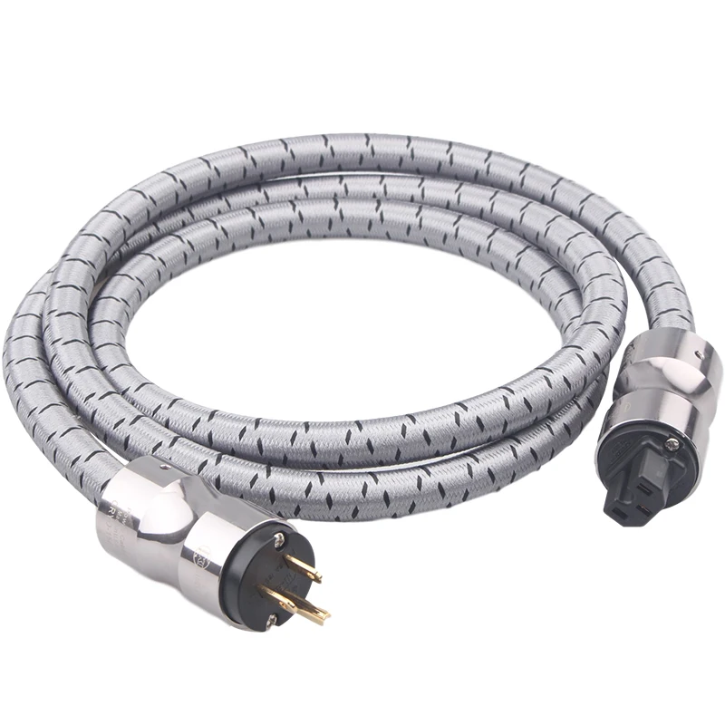 

Hi-end Krell CRYO-156 Power Cable OFC Copper HiFi Audio AC Power Cord Aluminum AU & US & EU Plug