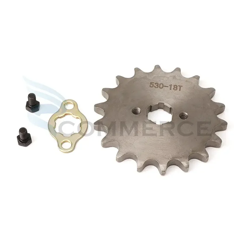 

530 Передняя Звездочка Двигателя 20 Мм 10T-21T С Зубьями, Мотоциклетная Цепь С Деталями Клетки Для Велосипеда, Квадроцикла, Б...