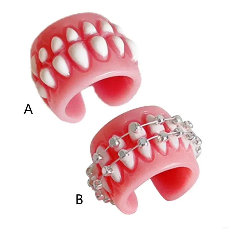 WXTE нерегулярные зубы формируются кольца с открытыми кольцами для женщин