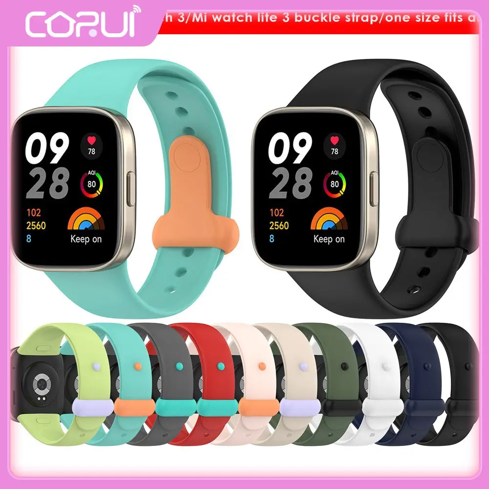 

Strap For Redmi Watch 3 Soft Silicone Replacement Watchband Bracelet Belt For Xiaomi Redmi Watch3 Watch 3 Wristband Strap
