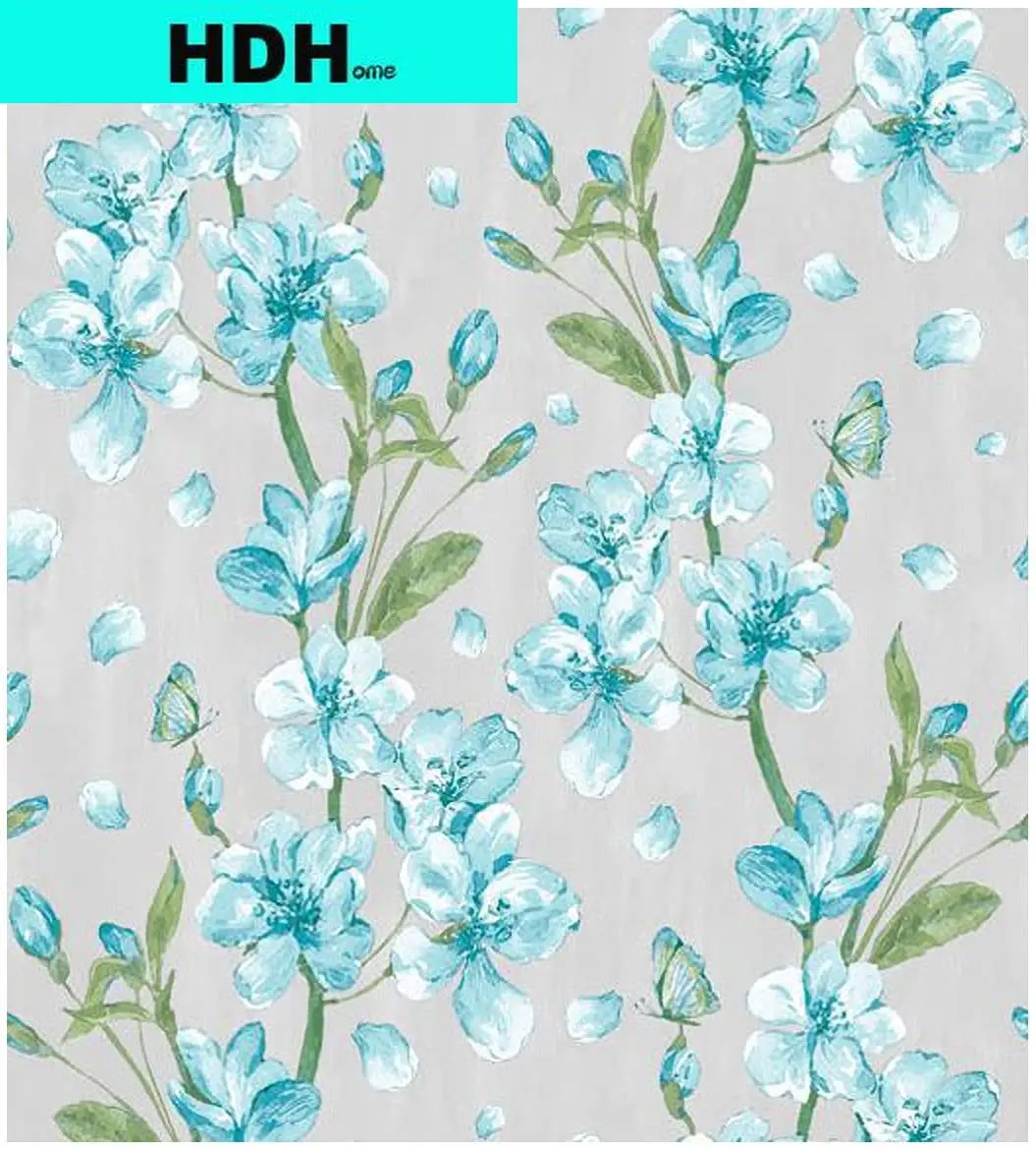 

Клейкая самоклеящаяся бумага для стен, водостойкая клейкая бумага для стен, с изображением цветущей сливы, зеленых листьев