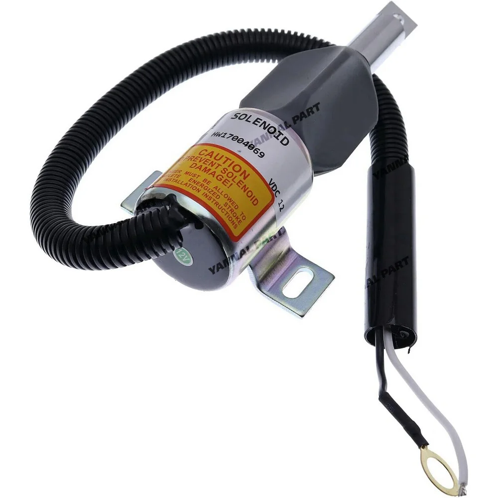 For Ingersoll Rand P400WCU HP300WCU HP330WCU P185WIR 12V Fuel Shut Off Solenoid 54385992 Engine