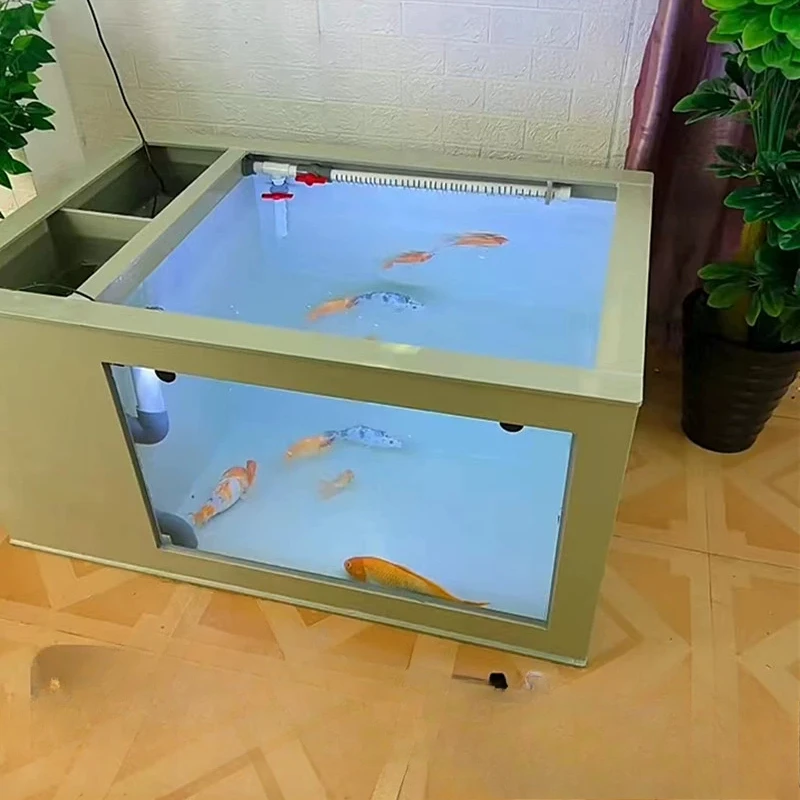 Гостиная домашний напольный шкаф для аквариума аквариум кои пруд система