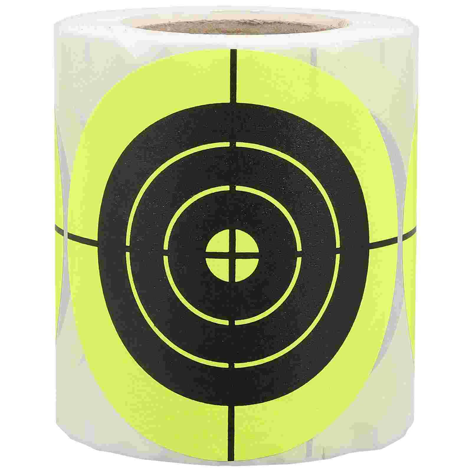 

Target Paper Creative Spot Fluorescent Shooting Circle Labels Hunting Accessories Tool Targets Self-adhesive Stickers Round