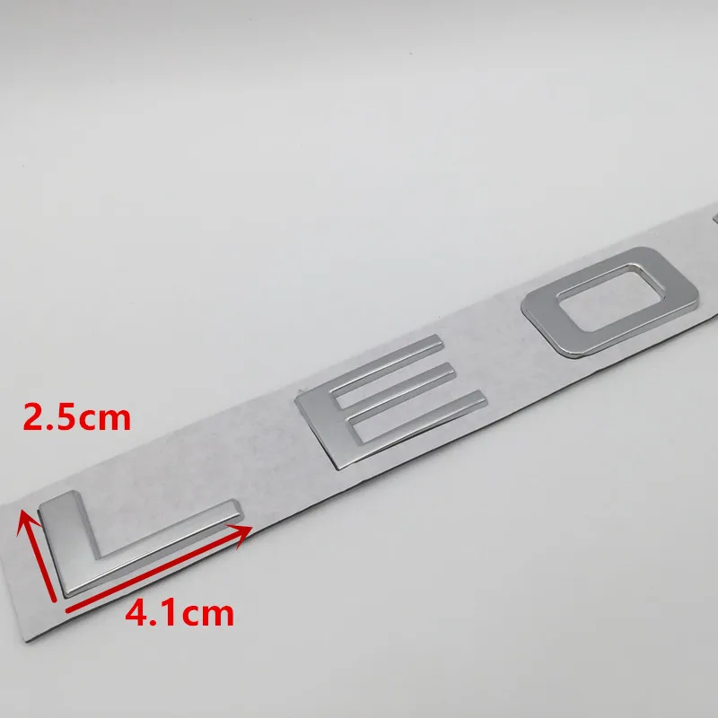 Металлическая 3d-наклейка для автомобиля LEON 1 шт. наклейка с эмблемой на задний