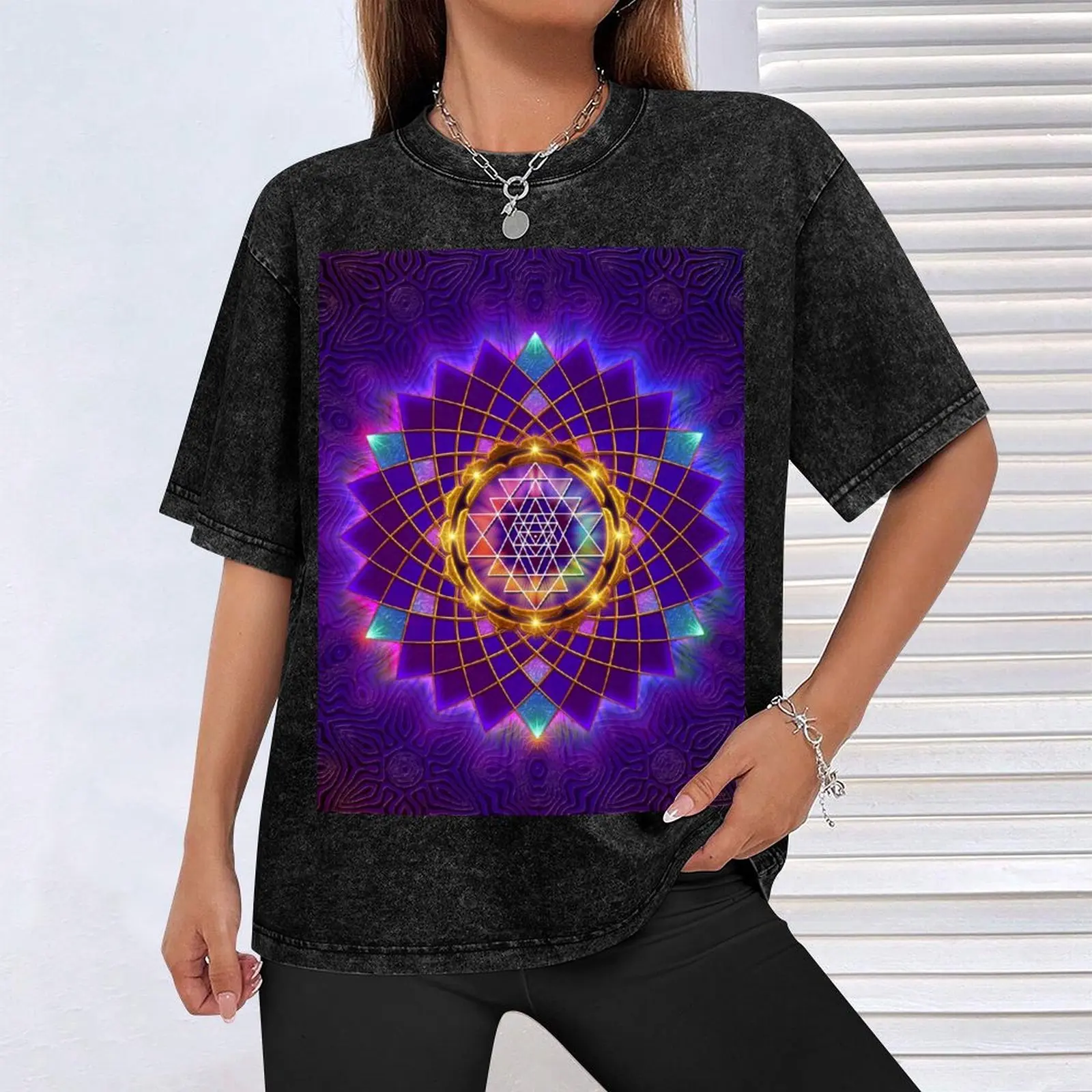 Sri Yantra Healing Mandala футболка Валентина бутик одежды животное принц для мальчиков