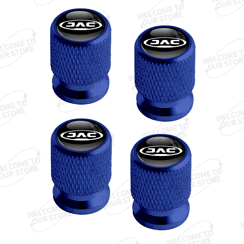 

Алюминий для JAC E3 E5 E6 E7 EX5 J3 J5 J6 H1 H3 H5 L9 ES6 V8 V9 Логотип 4 шт. Автомобильный декор Колпачки клапанов шин Крышка штока Аксессуары