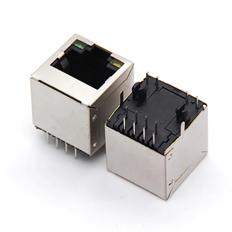 ChengHaoRan 10 шт. RJ45 сетевой Ethernet гнездовой разъем 8P8C светильник кой