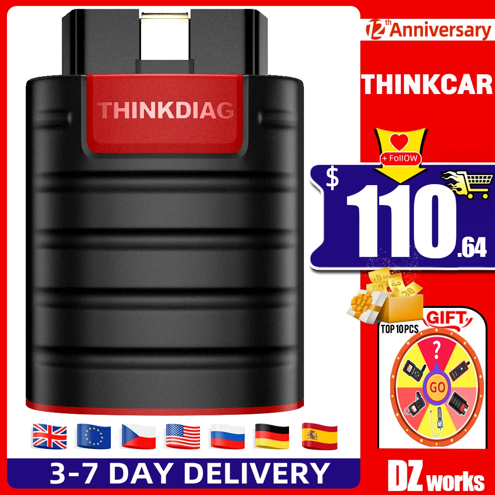 

Thinkdiag-старинная версия, стандартное программное обеспечение, 1 год бесплатного обновления, сброс масла, ECU программируемый тестер, диагности...