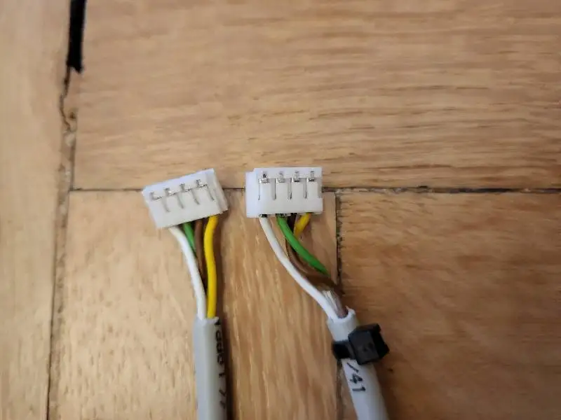 

60CM Black 2464 22AWG Cable EH2.54 EH 2.54MM 4 Pin Female & Female Double Connector with second insulator over all wires