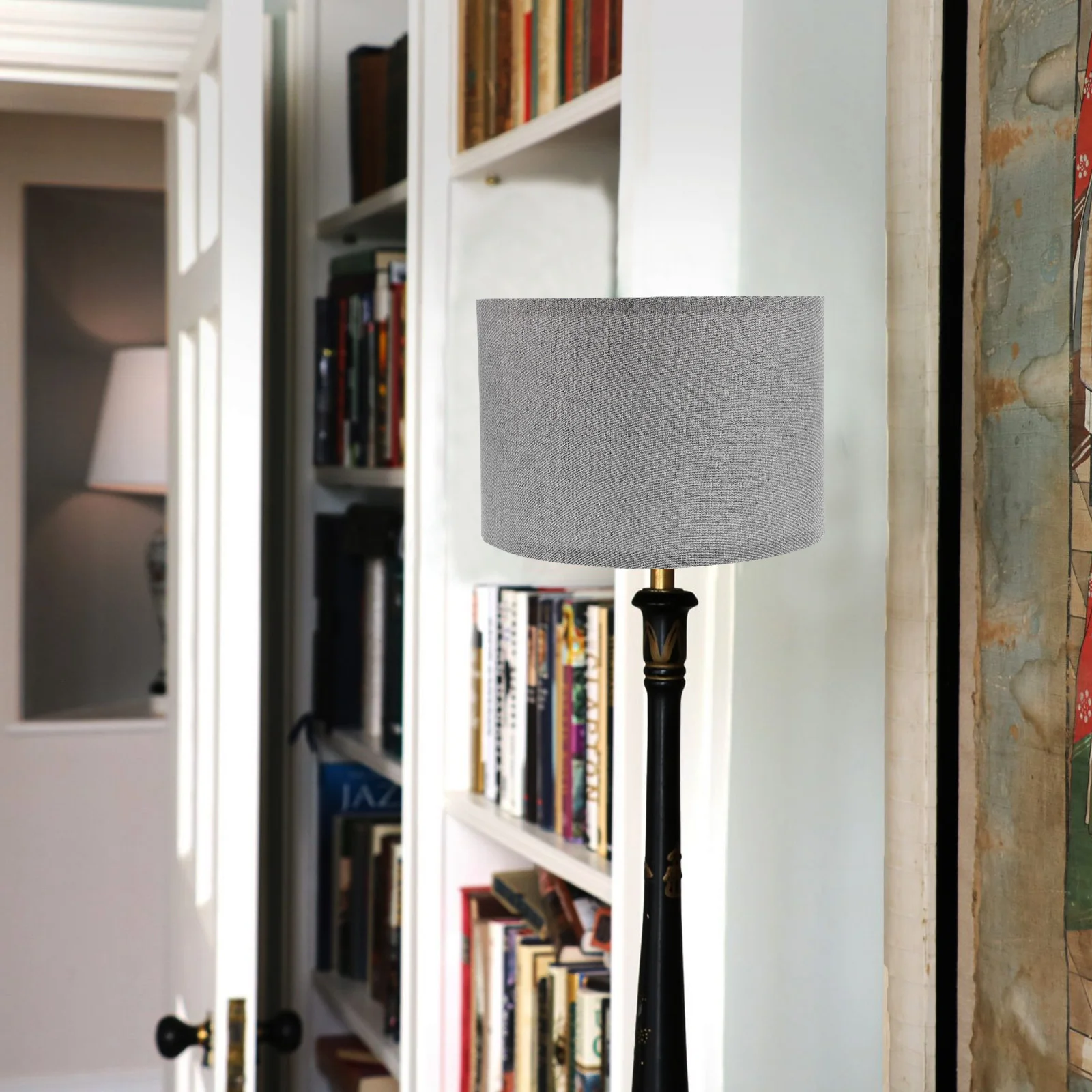 

Miniture Decoration Table Lamp Shape Detachable Lamp Shade Lamp Protective Linen Lampshade