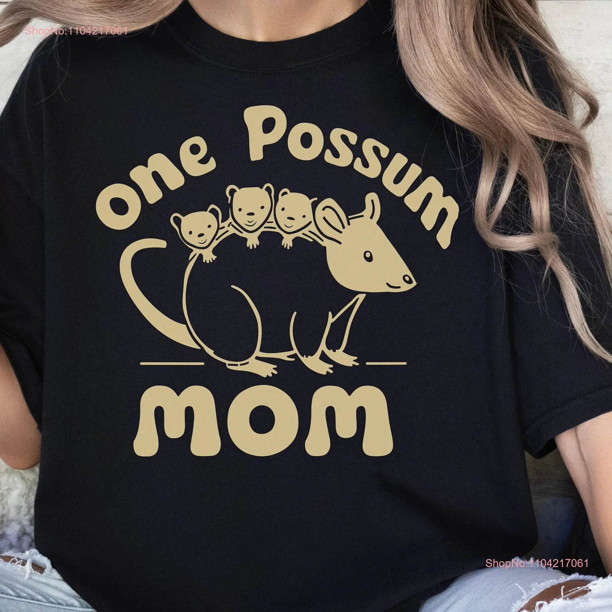 Футболка Possum Mom с забавными милыми животными и опоссумом для мам влюбленных