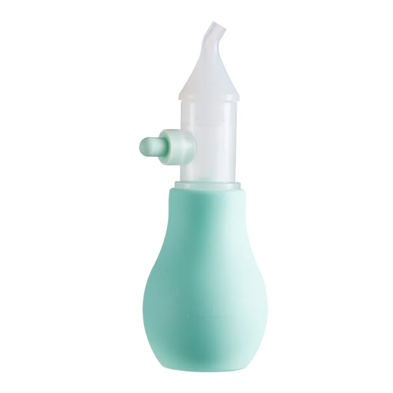 Silicone Baby Safety Nose Cleaner Vacuum Suction Children Nasal Aspirator New Baby Care Diagnostic-tool Vacuum Sucker images - 4