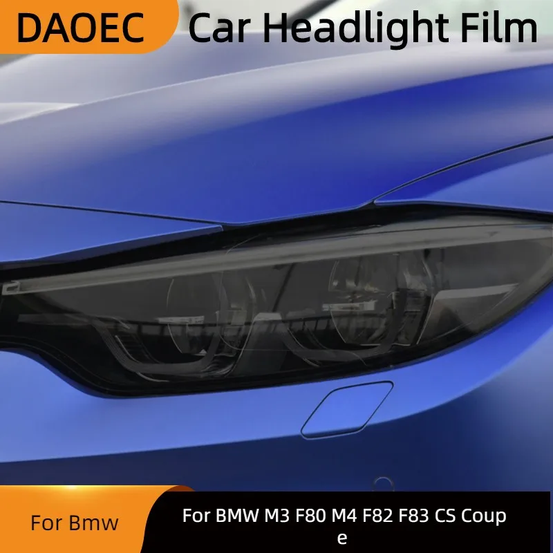 

Для BMW M3 F80 M4 F82 F83 CS Coupe Автомобильная фара тонировка дымчато-Черная защитная пленка прозрачная фотопленка