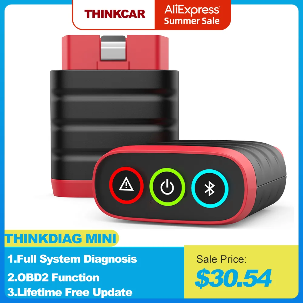 Мини-сканер THINKCAR ThinkDiag с поддержкой Bluetooth OBD2 | Автомобили и мотоциклы