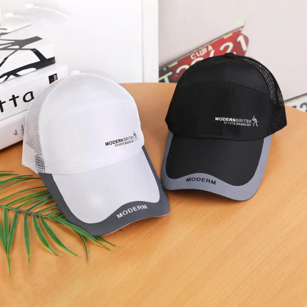 

Baseball Hat for Men Polyester Baseball Hat Stylish Embroidered Baseball Hat Sun Protection Mesh Design for Women Summer Sports