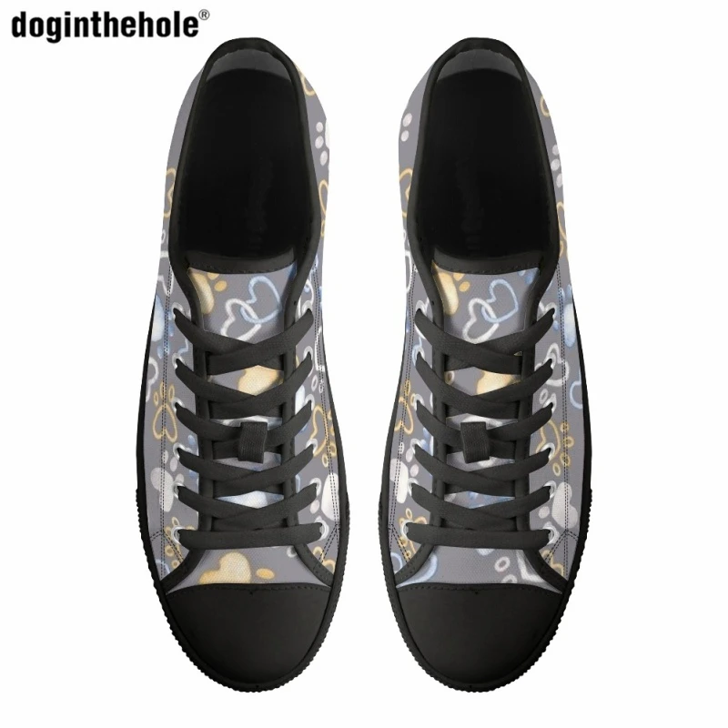 Doginthehole Симпатичные Мультяшные лапы дизайн плоская обувь модные женские