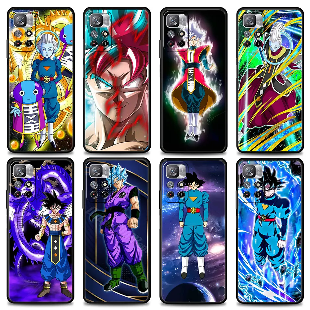 

Phone Case For Xiaomi Redmi 9c 9 k40 9A 10 8 7A Note 9S 9 10 8 11 Pro Plus 7 8T 9T 11T 5G Cover Dragon Ball Grand Priest Goku