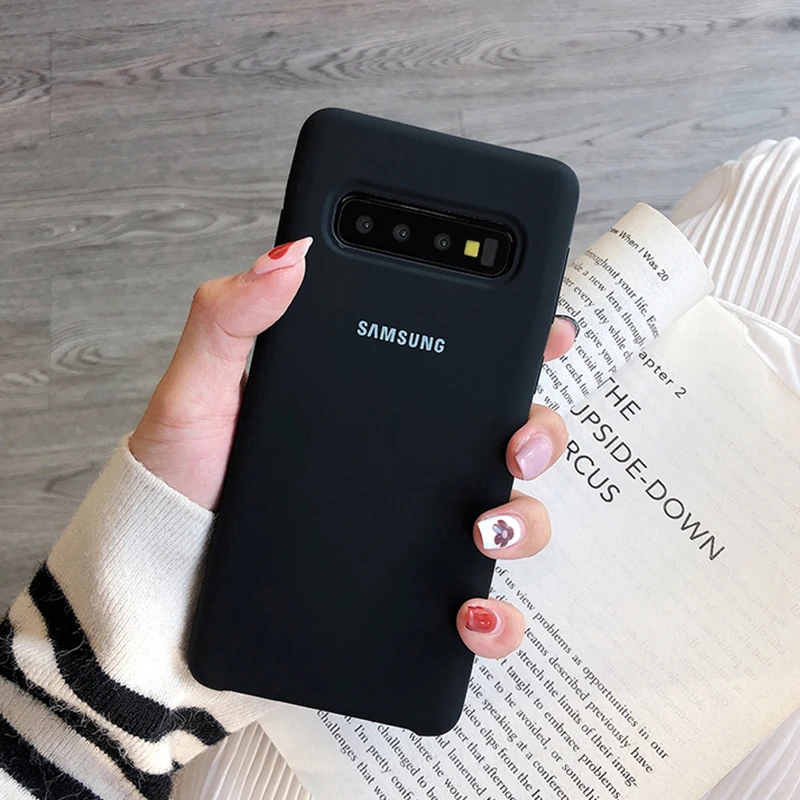 Для Samsung Galaxy S10 S9 S8 Plus чехол Жидкий силиконовый для телефона Note 9 8 S10+ S8+ S9+ S10e s9