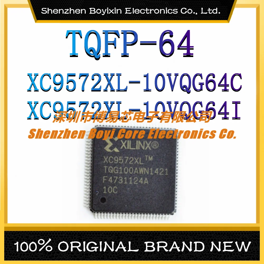 Фонарик XC9572XL-10VQG6 4I, фонарь: Оригинальное программируемое логическое устройство (CPLD/FPGA), микросхема IC