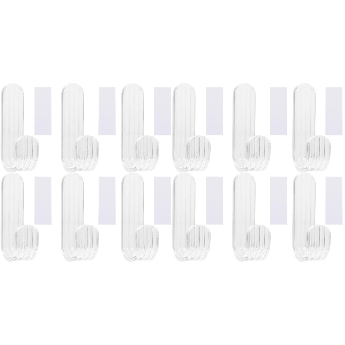 

12 Hooks Adhesive Hook Wall Hooks on Hooks Wall Mounted Hook Multipurpose Hook