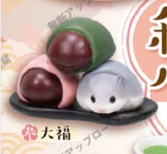 Фото Оригинальные капсульные игрушки Tarlin Gashapon: милые аниме-фигурки хомяков, ваагаши, кондитерских изделий, пельменей, кавайные миниатюрные фигурки, подарок №4