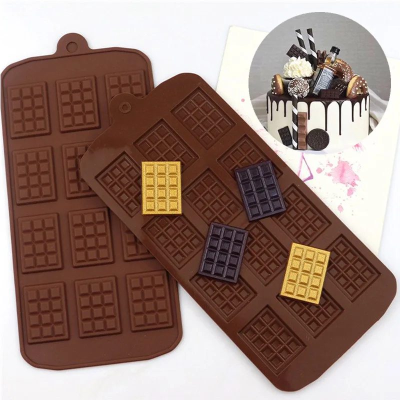 

Baking Mold Slab Silicone Fondant Mould Mini Chocolate Bars Cake Decorating Tool
